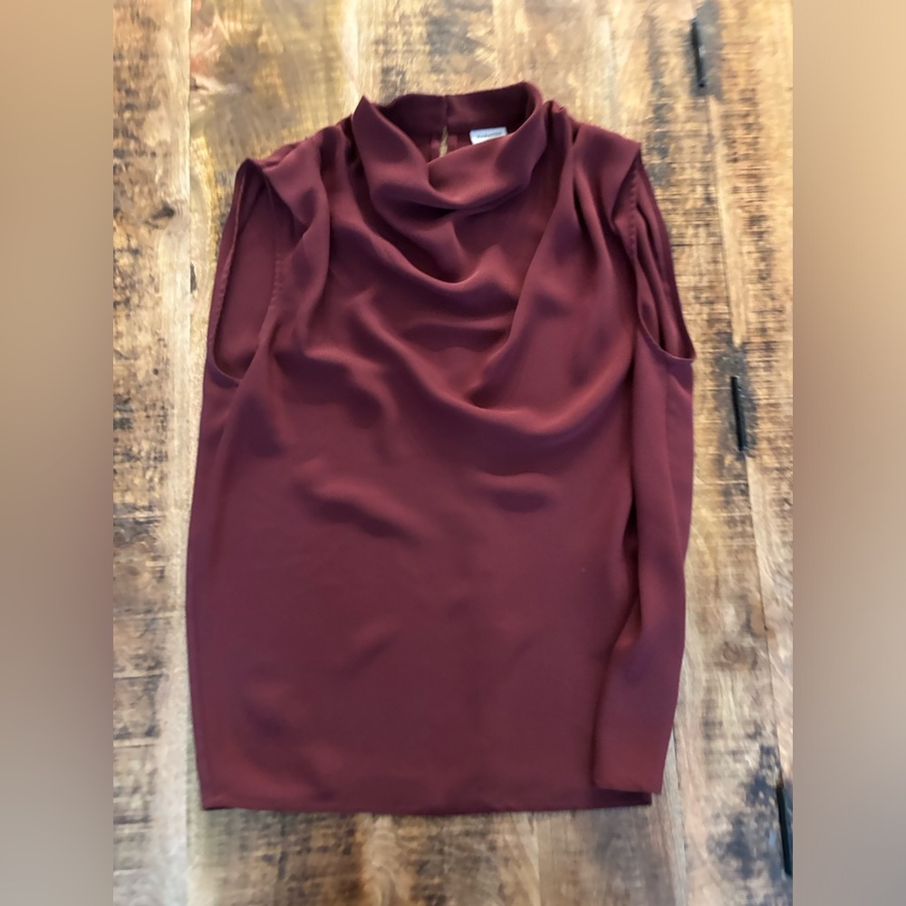 Burgundy- Babaton Carter Blouse